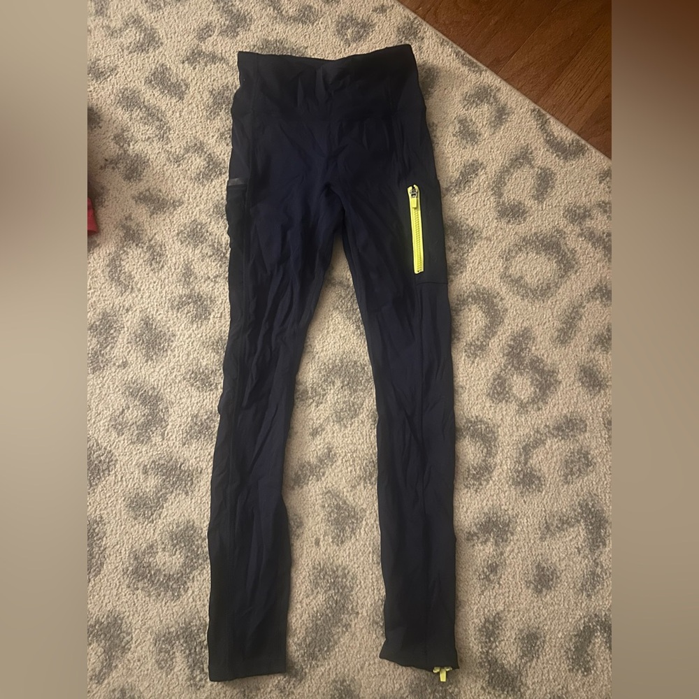 Fabletics Navy Motion365 Leggings